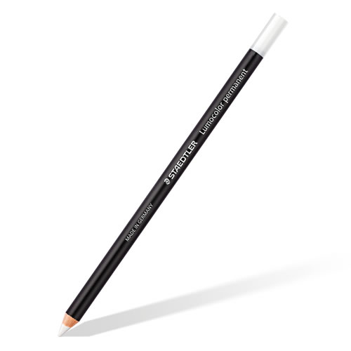 Lápis Staedtler Lumocolor Permanente - Branco