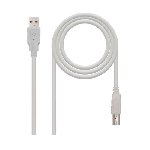 Cabo USB 2.0 A/B 3m - Branco