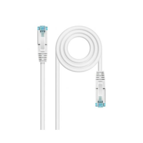Cabo de Rede RJ45 Cat.7 30cm Branco
