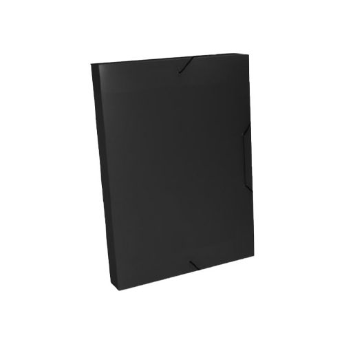 Capa com Elásticos A3 3 Abas Preto