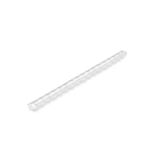 Argolas PVC Encadernar 12mm p/90fls cx100un Tranp.