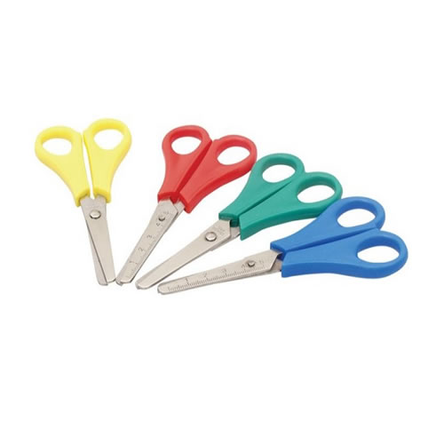 Tesoura Escolar 13cm Cores Sortidas - Pack 24