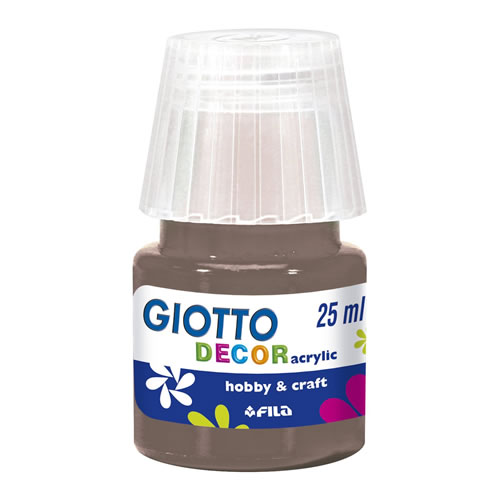 Tinta Acrilica Giotto Decor 25ml Cinza - Pack 6