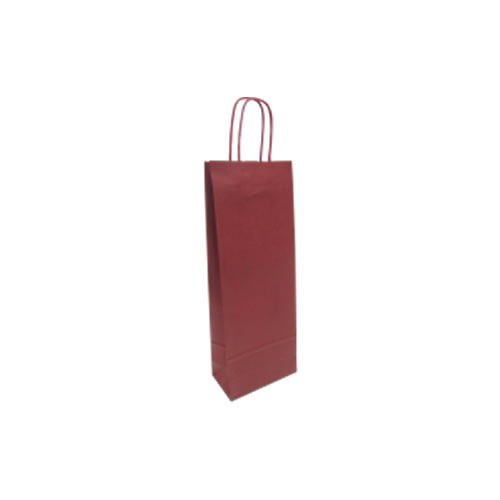 Saco para 1 Garrafa Kraft Bordeaux