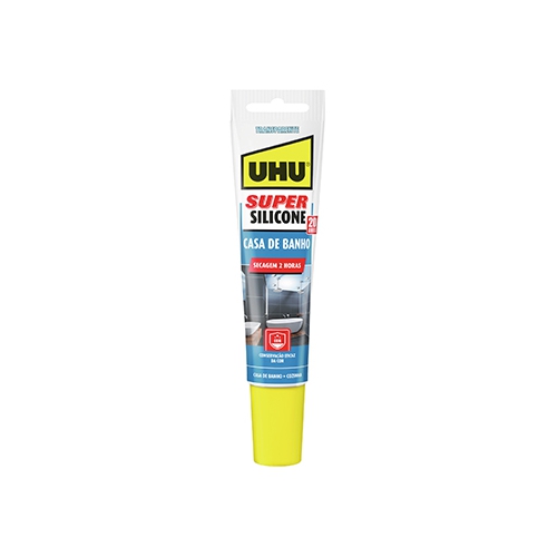 Super Silicone Casa de Banho Transp. UHU 150 ml