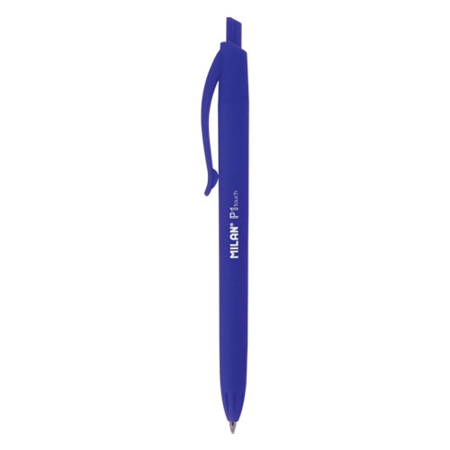 Esferográfica Milan P1 Touch 1mm Azul - Cx 25