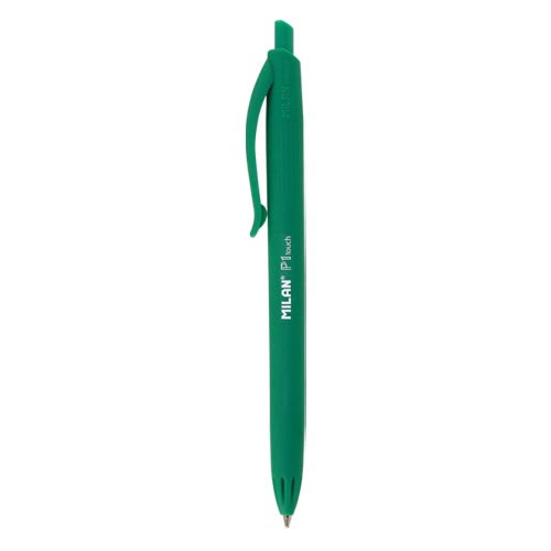 Esferográfica Milan P1 Touch 1mm Verde - Cx 25