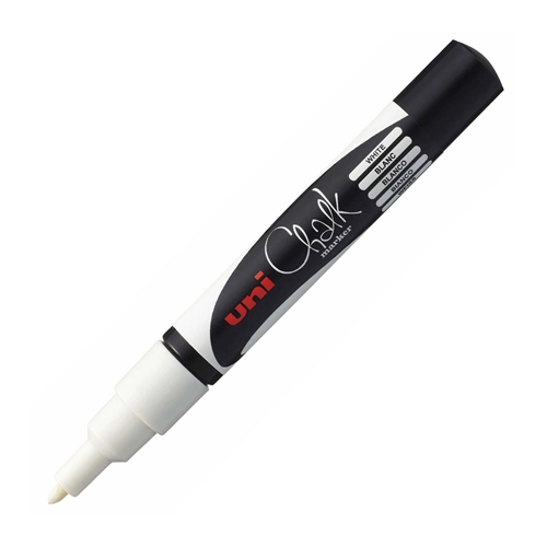 Marcador Giz Branco 1,8-2,5mm UNI PWE-5M 1un