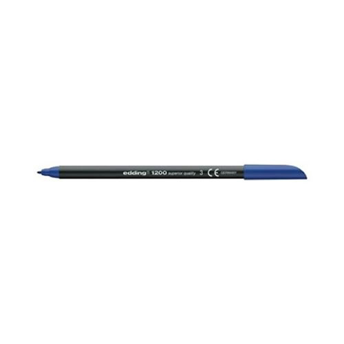 Marcador Médio Edding 1200 Azul Cx 10un