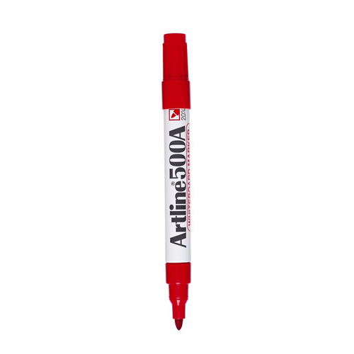 Marcadores Quadro Branco Artline 500 Vermelho 12un