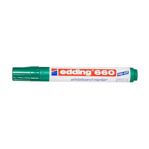 Marcador Quadro Branco Edding 660 Verde - 10un