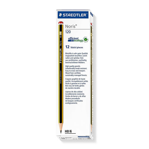 Lápis Noris HB nº 2 Pack com 12 unidades