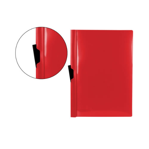 Dossier Com Clip Lateral Din A4 30 Folhas Vermelho
