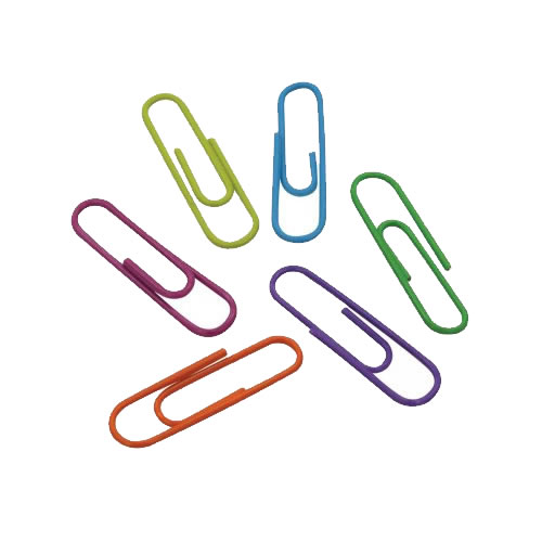 Clips Cores Sortidas nº 2 28mm Caixa c/ 1000un