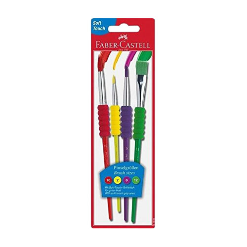 Pincel Faber-Castell Soft Touch - 4un