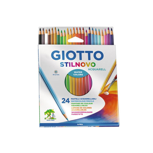 Lápis de Cor Aguarelável Giotto Stilnovo 24un