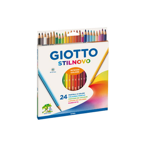 Lápis de Cor 18cm Giotto Stilnovo Cx Cartao 24un