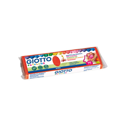 Plasticina Giotto Patplume 350gr - Vermelho