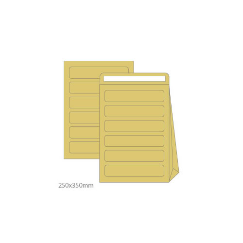 Saco Correio Interno Kraft 250x350mm Pack 10un