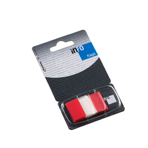 Separador Tape Flags Vermelho - Pack 3