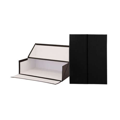 Caixa Arquivo Francês 365x280x100mm Preto - Pack 5