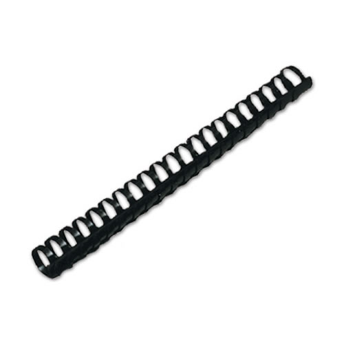 Argolas PVC Encadernar 08mm p/40fls cx100un Preto