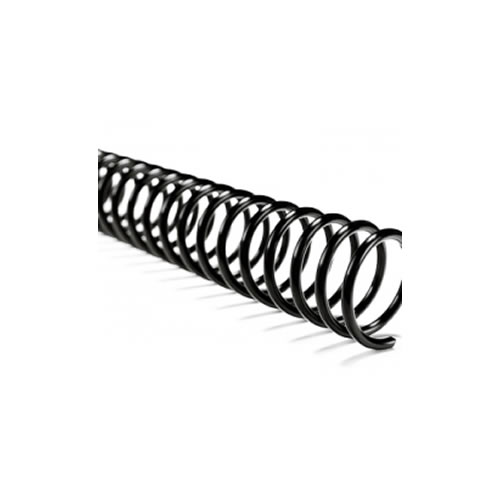 Argolas Espiral Met. Passo 5:1 06mm Cx 200 Preto