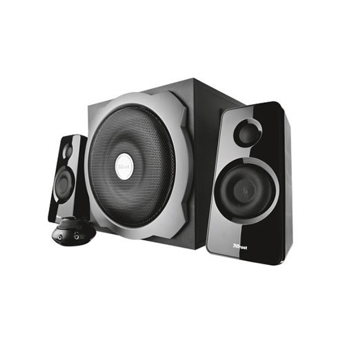 Colunas Tytan Subwoofer 2.1 Speaker - Preto