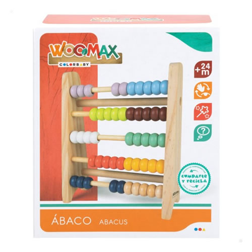 Ábaco de Madeira Educativo Woomax