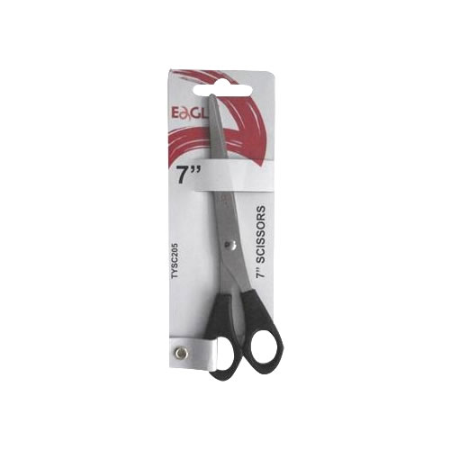 Tesoura com Cabo Plástico 18cm - Pack 3