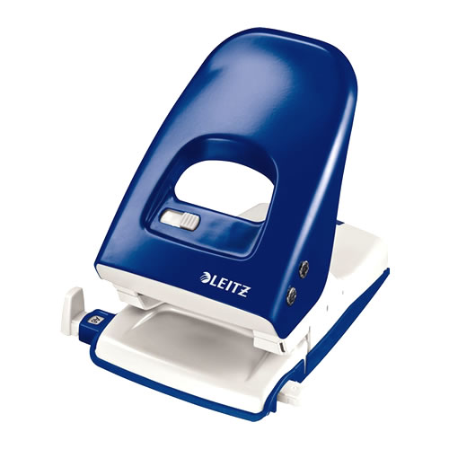 Furador Leitz 5138 4mm c/ Regua 40 Folhas Azul
