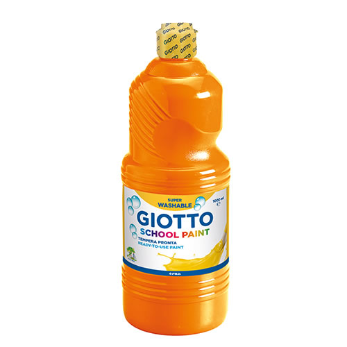 Guache Líquido Giotto Escolar 1L - Laranja
