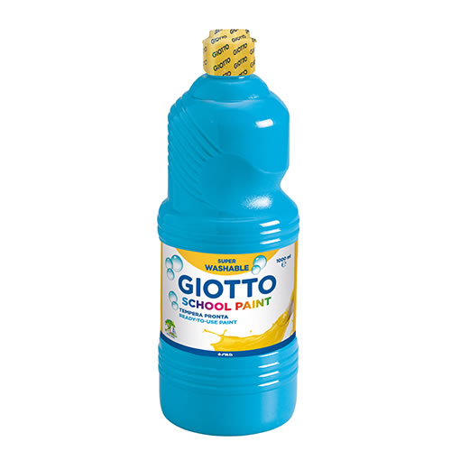 Guache Líquido Giotto Escolar 1L - Ciano