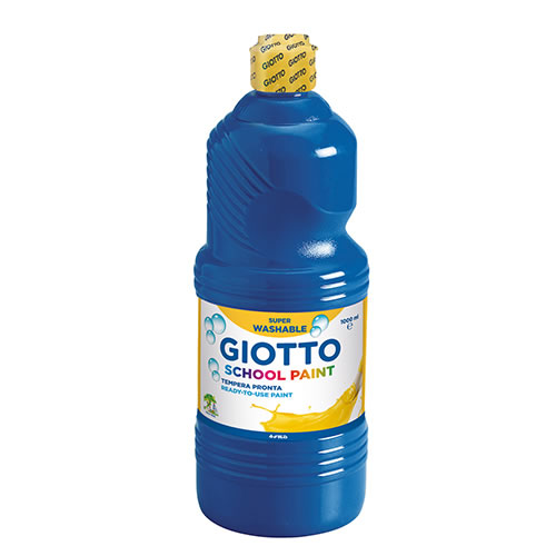 Guache Líquido Giotto Escolar 1L - Azul Escuro