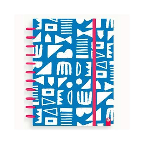 Caderno Inteligente A4 Quadriculado 100 fl Azul