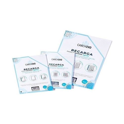 Recarga Caderno Inteligente A5 Quadriculado 50F