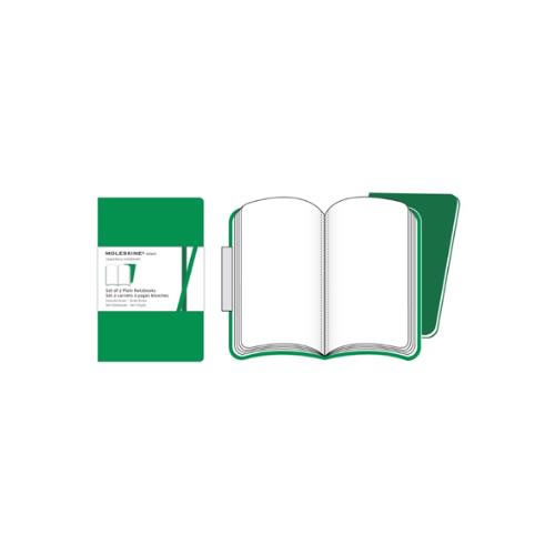 Volant de Bolso Liso Moleskine Verde - 2un