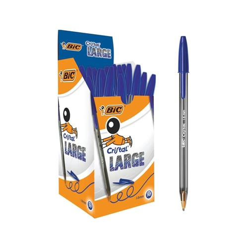 Esferográfica BIC Cristal Large Azul Pack 50