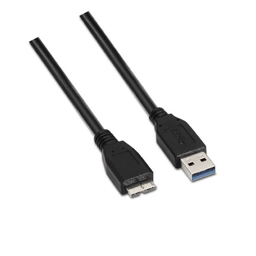 Cabo USB 3.0 A Macho para Micro B Macho - 1mt