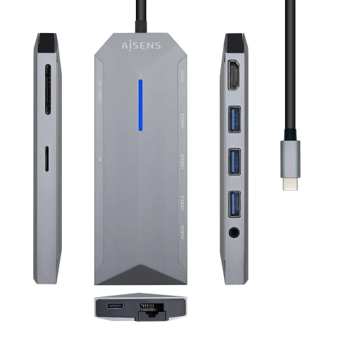 Docking Station Aisens USB-C 9 em 1