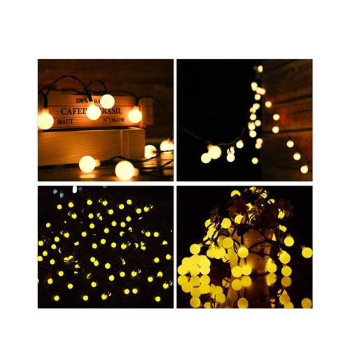 Corrente de luz solar para exterior decorativas
