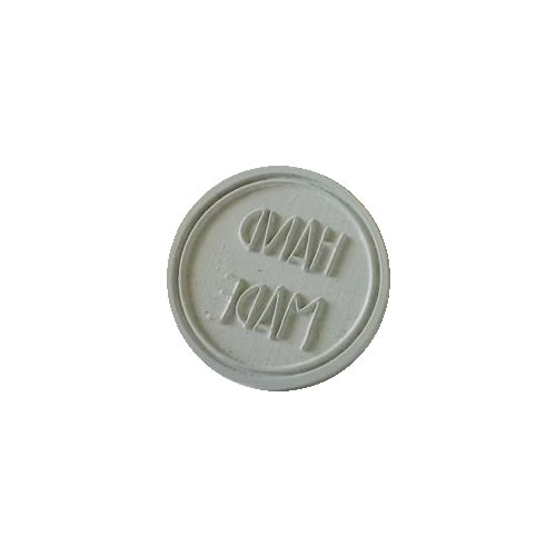 Borracha Carimbo Circular Diâm. 30mm
