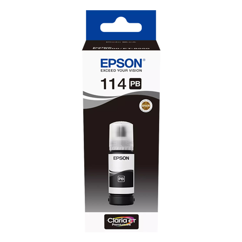 Tinteiro Original Epson EcoTank 114 Preto Foto