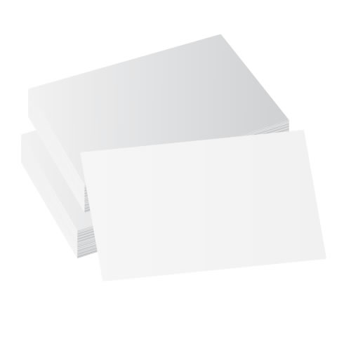 Cartões Comerciais 5.5x8.5cm 4 cores - Pack 500