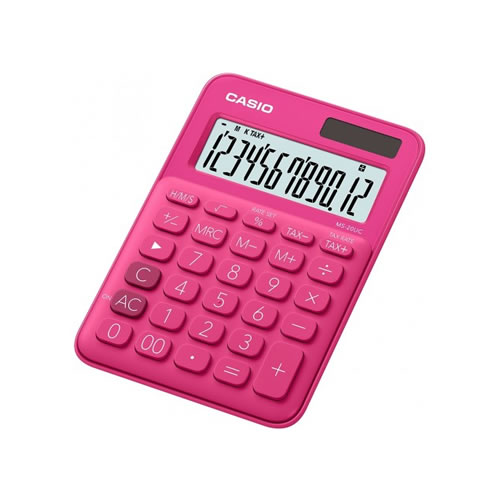 Calculadora de Secretária Casio MS-20UC Fucsia