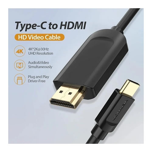 Cabo HDMI para USB Tipo C 4K M/M - 1.5mt