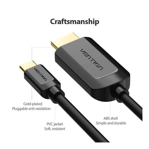 Cabo HDMI para USB Tipo C 4K M/M - 1.5mt
