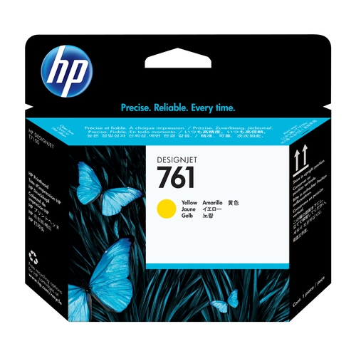 Cabeça de Impressão Original HP 761 Amarelo