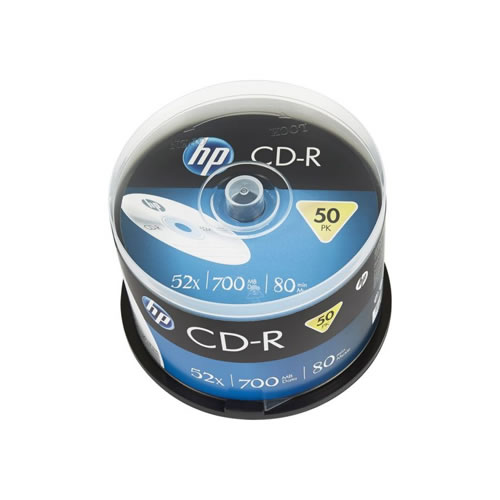 CD-R HP 700Mb 52x 80min Spindle Pack 50
