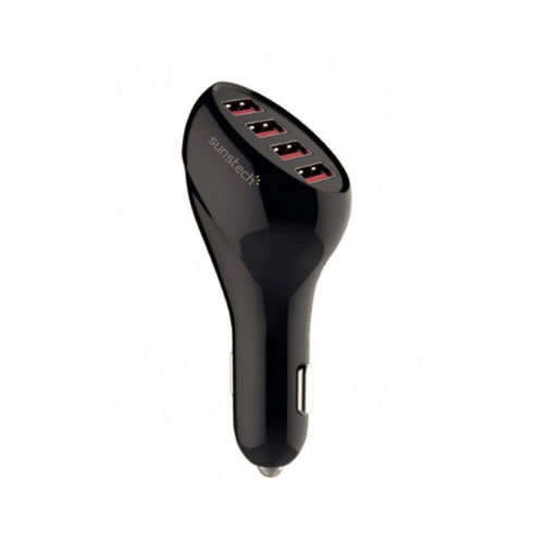 Carregador de Carro 4 x USB 10A
